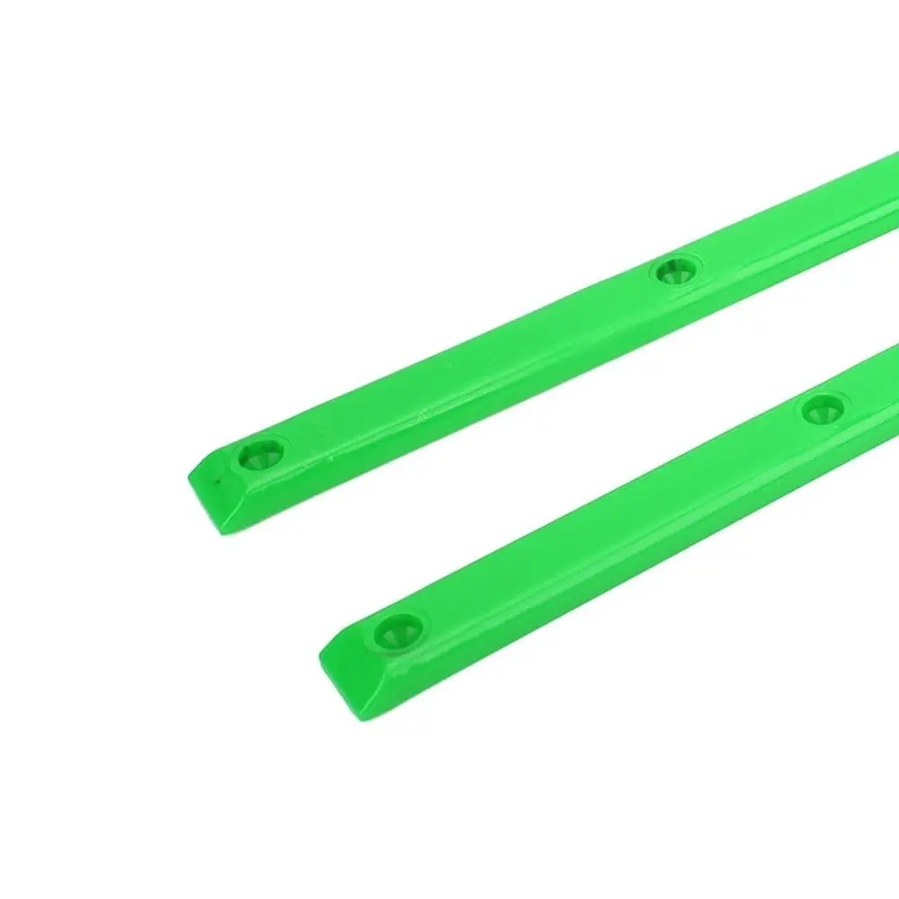 2Pcs Durable ABS Rib Bones Rails Colorful 36.5x1.7cm Skateboard Rail Guards Board Rails Skateboards Decks