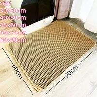 Large size Cat Litter Mat Eva Double Layer Waterproof Cat Litter Mat Pet Litter Box Mat Pet Toilet Cat Mat Cat Toilet Mat 1