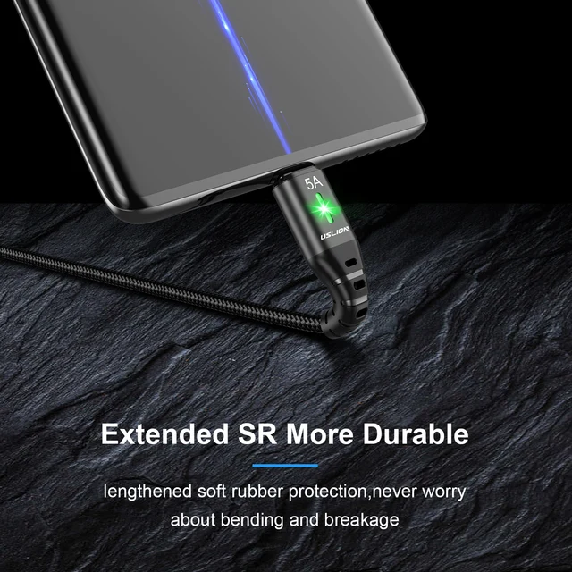 cable USB de Type C 5A pour recharge rapide et transfert de données – Image 5