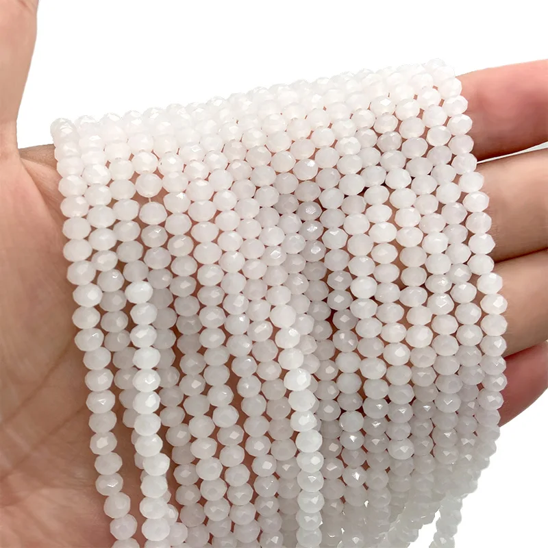 Vibrant Multicolor Faceted Crystal Beads