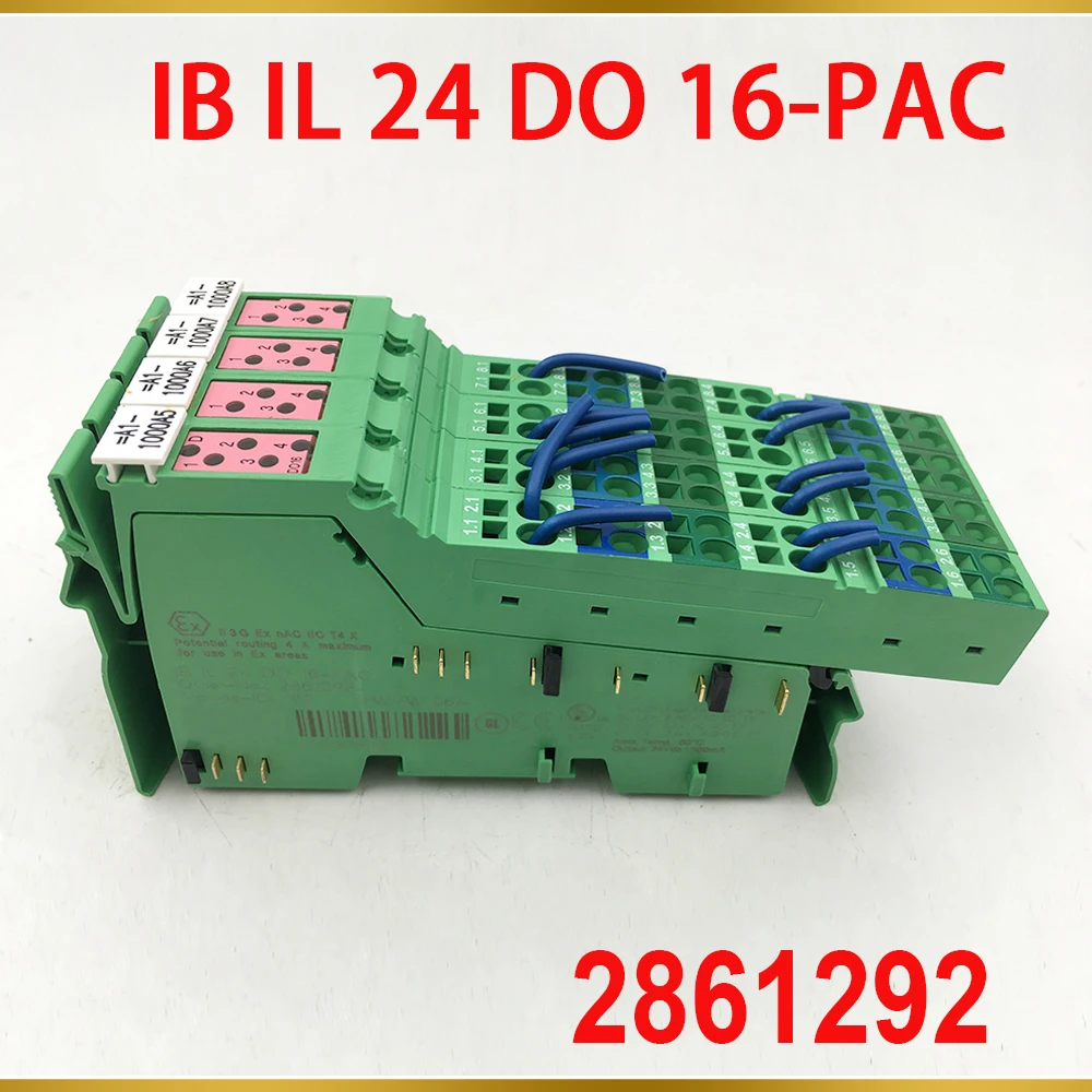 

IB IL 24 DO 16-PAC For Phoenix Contact Power Supply 24V 500MA 2861292