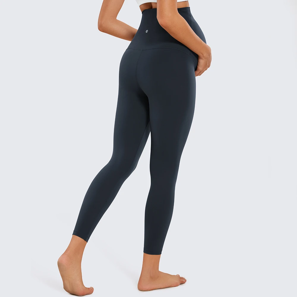 Women's Maternity Leggings 25" Butterluxe Over The Belly Buttery Soft Workout Activewear Yoga Pregnancy Pants Sport