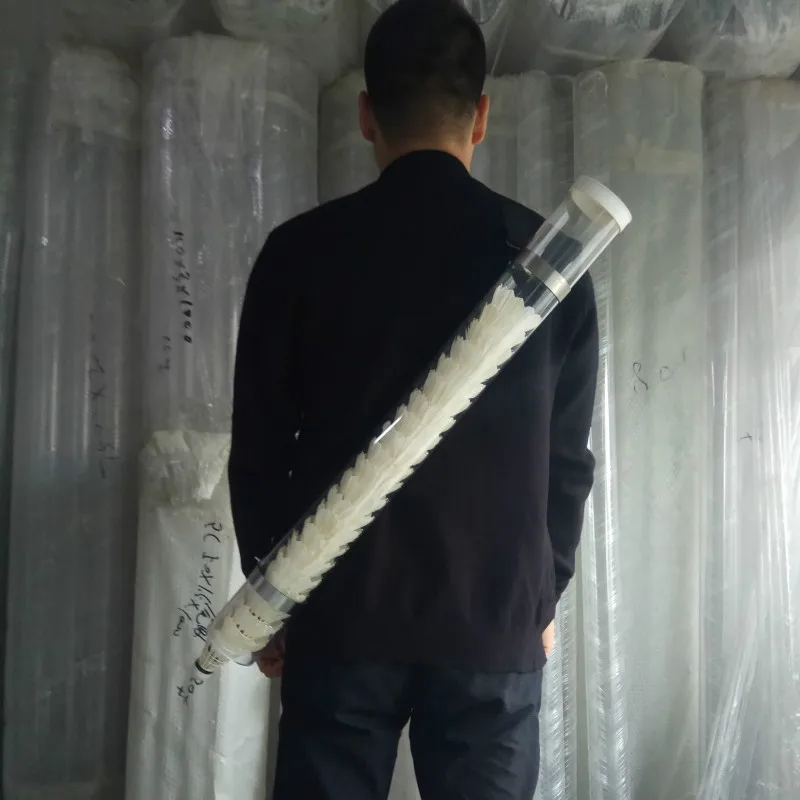 100cm Length Transparent Badminton Server Training Device Badminton Storage Bag Shuttlecock Tube Holder 1-3cans combination