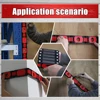 Foldable Angle Finder Protractor Multifunction Level Ruler Angle Measuring Tool 45-degree bevel With Horizontal Vertical Bubble 2