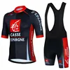 Caisse D'Épargne Cycling Jersey Set Summer Breathable Men Clothing MTB Bike Clothes Bicycle Uniform Maillot Ropa Ciclismo Hombre 1
