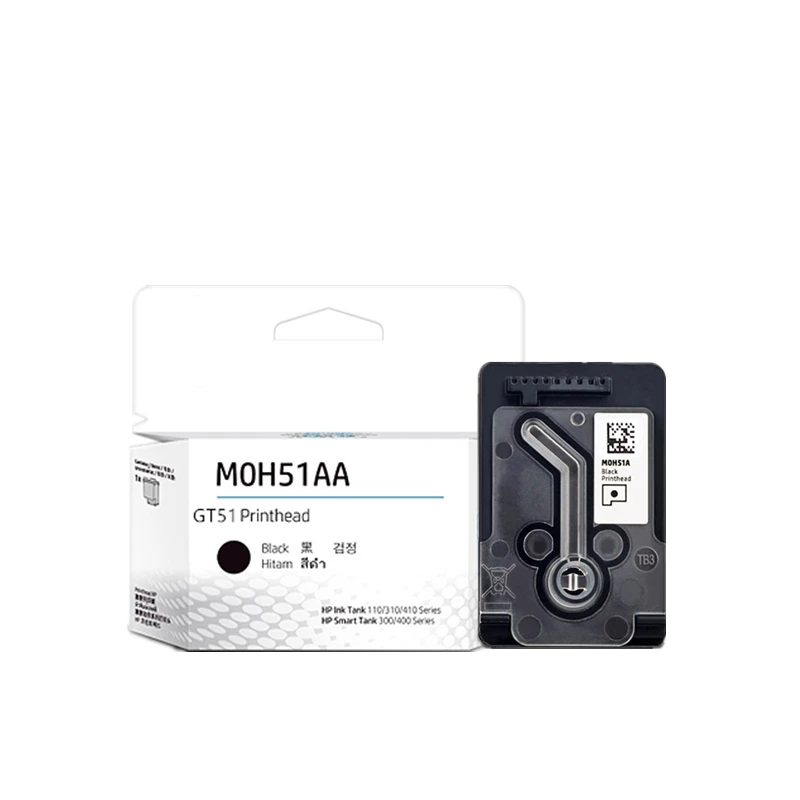 Cartouche D'encre GT51 GT52 Compatible HP 5810 5820 Etc. - Noir Et Tricolore, 18 Ml, Puce Intelligente