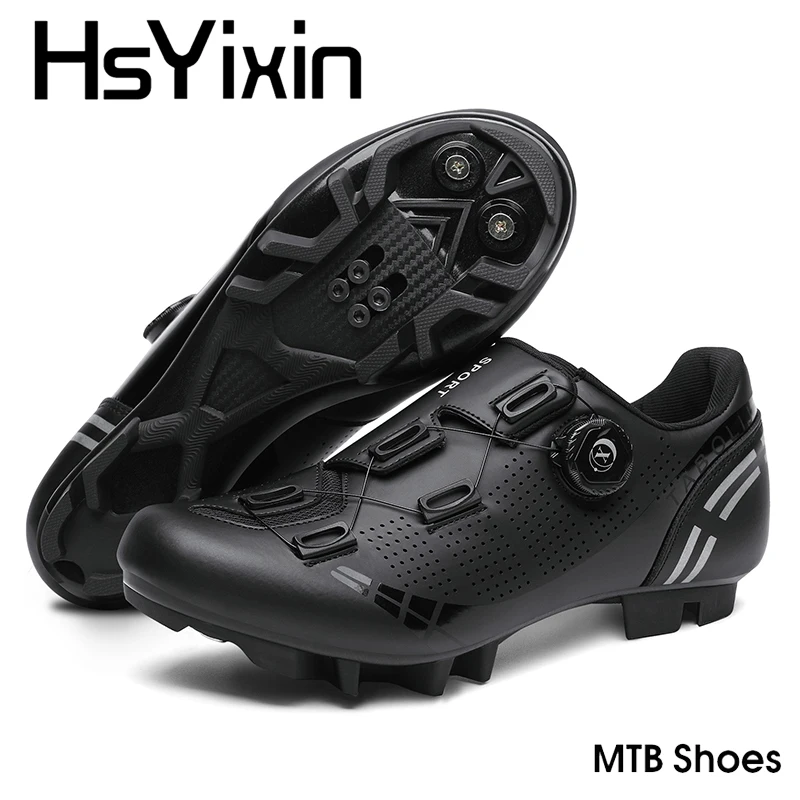 Mountain Bike Sneakers MTB Trail Riding, Breathable and Comfortable Cycling Sneakers-Men's and Women's for Road Mountain R