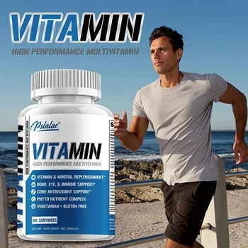 Men's Multivitamin for 50+ - High Potency Formula, for Brain, Eye & Heart Health, for Brain, Eye & Heart Health