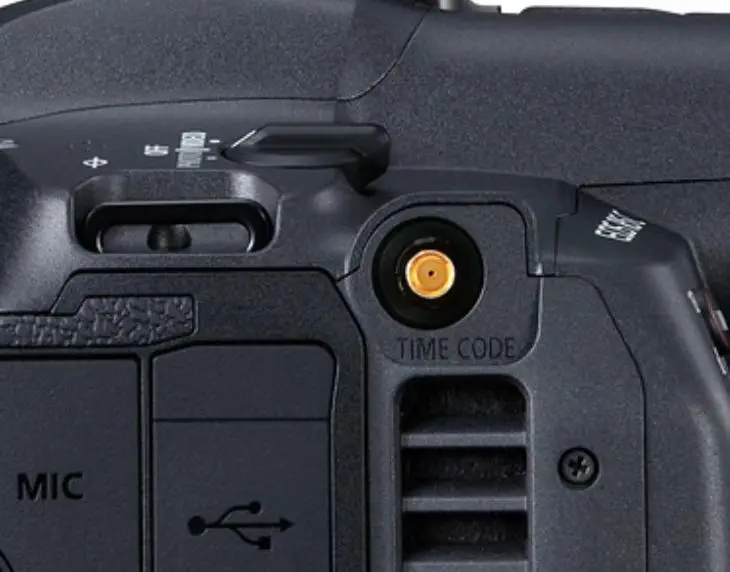 Canon R5C, comprimento 3.5mm, TRS ao RUÍDO