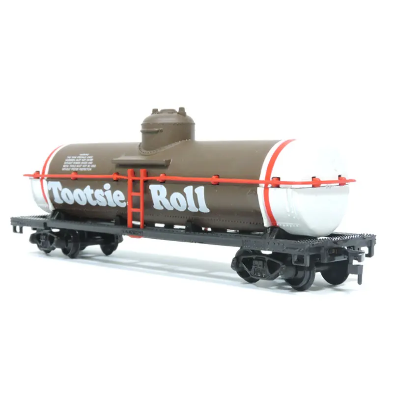 1/87 HO Scale Train Model Track Train Oil Tank Model Miniature Collection Sand Table Landscape Train Scene Scene layout For Gift multi painting container 40 feet high cabinet 1 160 n scale model train toy