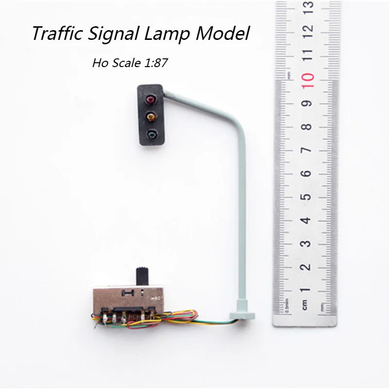 

Хо масштаб 1:87 миниатюрный железнодорожный поезд сигнальная лампа 3V светильник для движения DIY модель для макета 1 шт