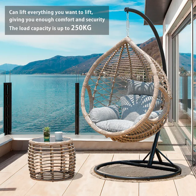 Hanging Chair Spring Heavy Duty Hammock Springs Chair Suspension Tension Hangers Outdoor Hammock Torsion Suspen Hook Spring 4