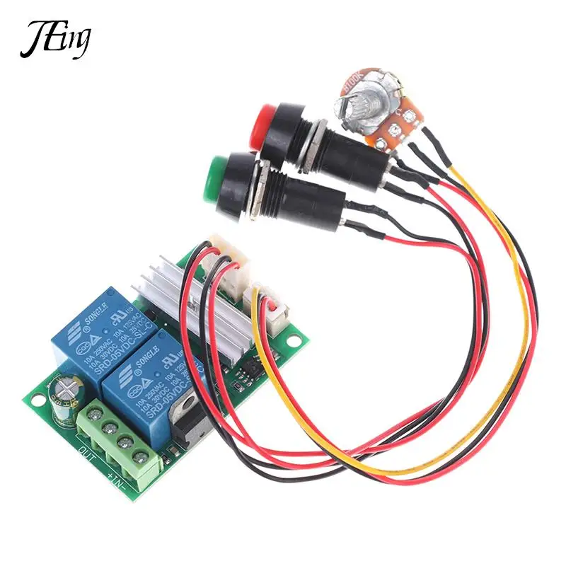 DC 6V 12V 24V PWM DC motor speed controller forward and reverse switch