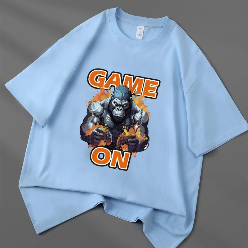 thumbnail image 1 of Camiseta con estampado de orangután, diseño único perfecto para amantes de los animales Hunter X Hunter Ropa de calle Harajuku Stranger Things, 1 of 5
