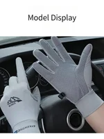 Cycling  Full Finger Gloves ebike Ice Silk Sunscreen Breathable Non-slip Shockproof guantes ciclismo Fishing gloves 2