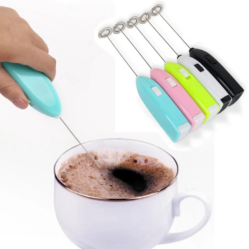 Montalatte Elettrico Portatile Senza Fili Mini Schiuma Alimentata A Batteria Mixer Per Bevande Frusta Frusta Per Caffè Latte Matcha In Casa