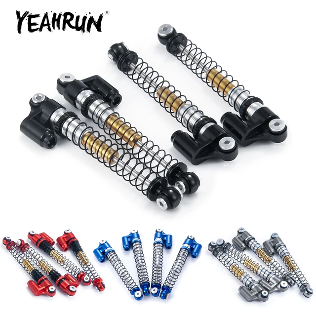 YEAHRUN 4Pcs 48mm Aluminum Shock Absorber Damper for Axial SCX24 Deadbolt  C10 Wrangler Gladiator Bronco 1/24 RC Car Truck Model - AliExpress