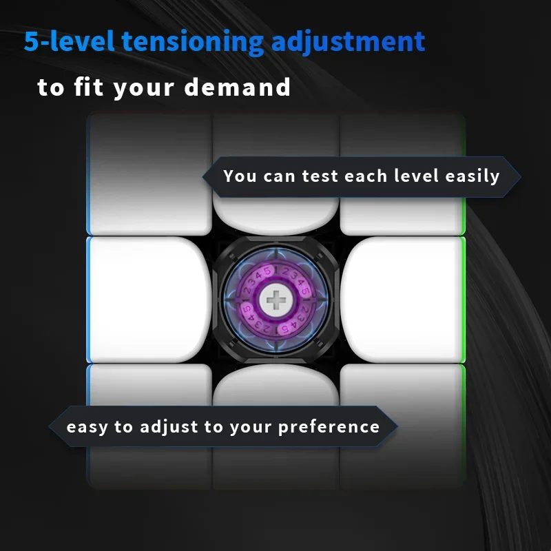 DianSheng MS3X Magnetic Magic Cube 3x3 Professional Speed Puzzle Children Fidget Toy 3
