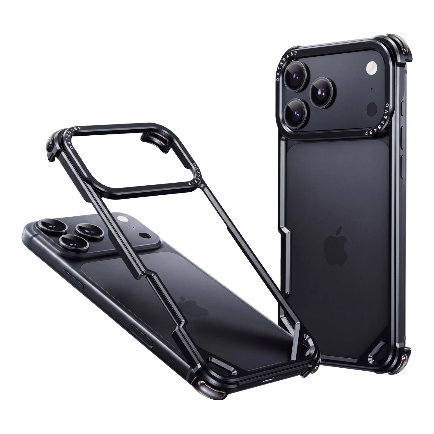 Eary Metal Case Slim Frameless Shockproof Phone Cover with Magsafe Compatibility