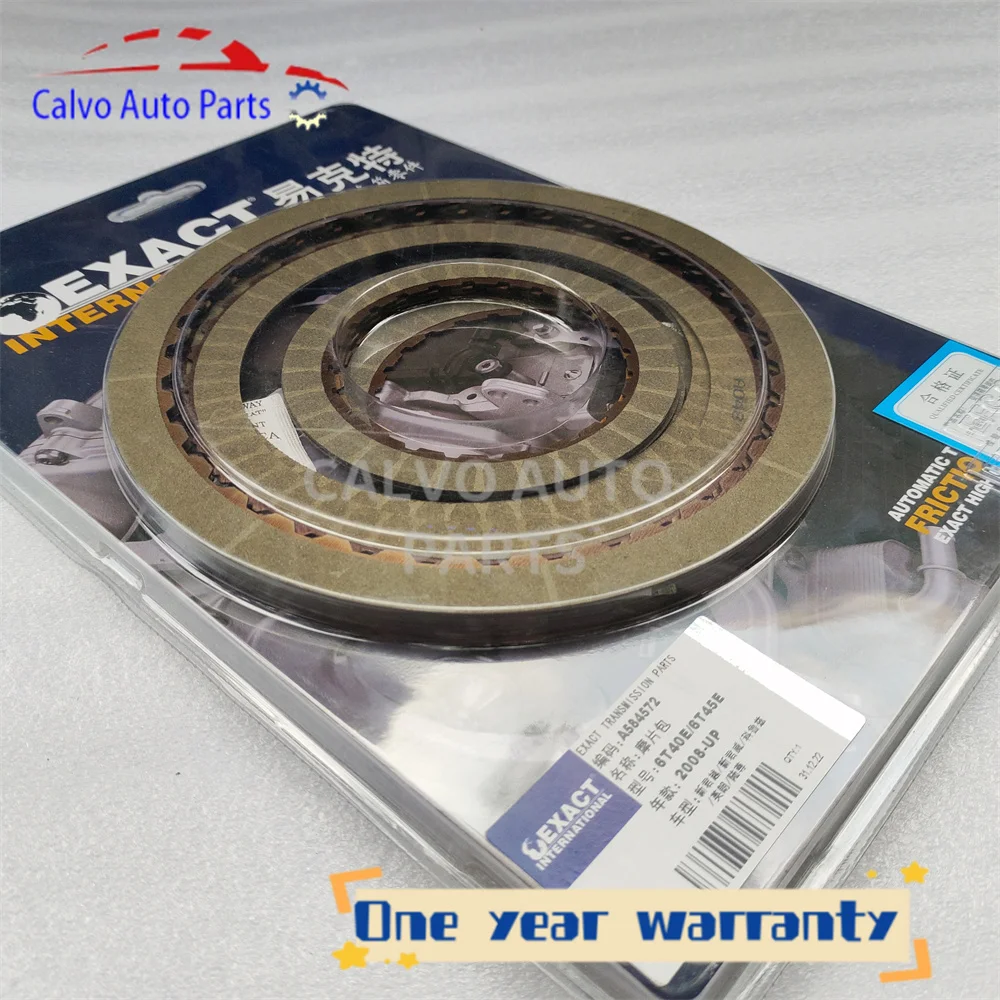 New 6T40 6T40E 6T45 6T45E Automatic Transmission Friction Plate Kit +Steel Plate Kit For 6T40 6T45 Gearbox