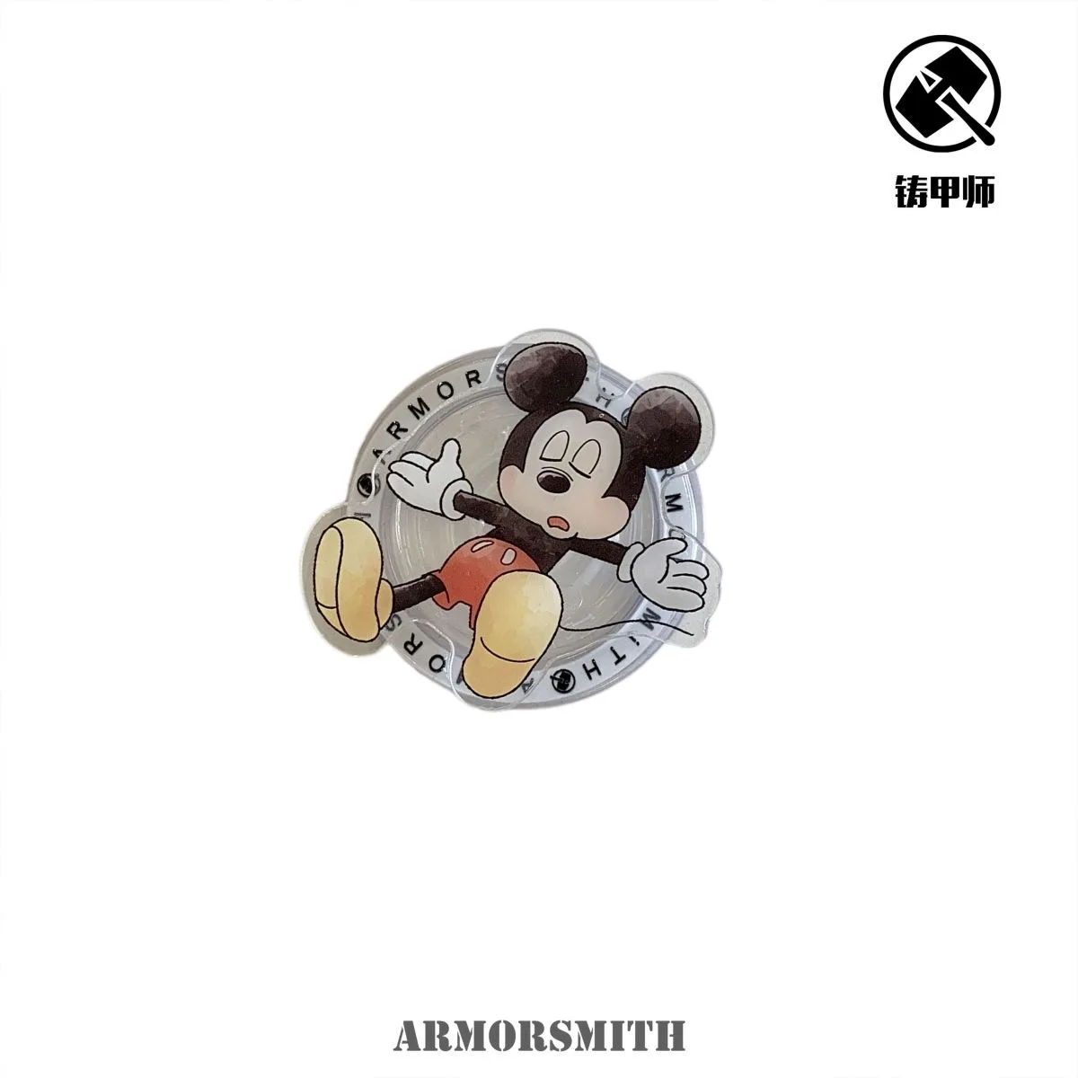 Cute Disney Mickey Mouse For Magnetic Phone Grip Holder Foldable Stand for MagSafe Compatible Phones 3D Cartoon Acrylic Design