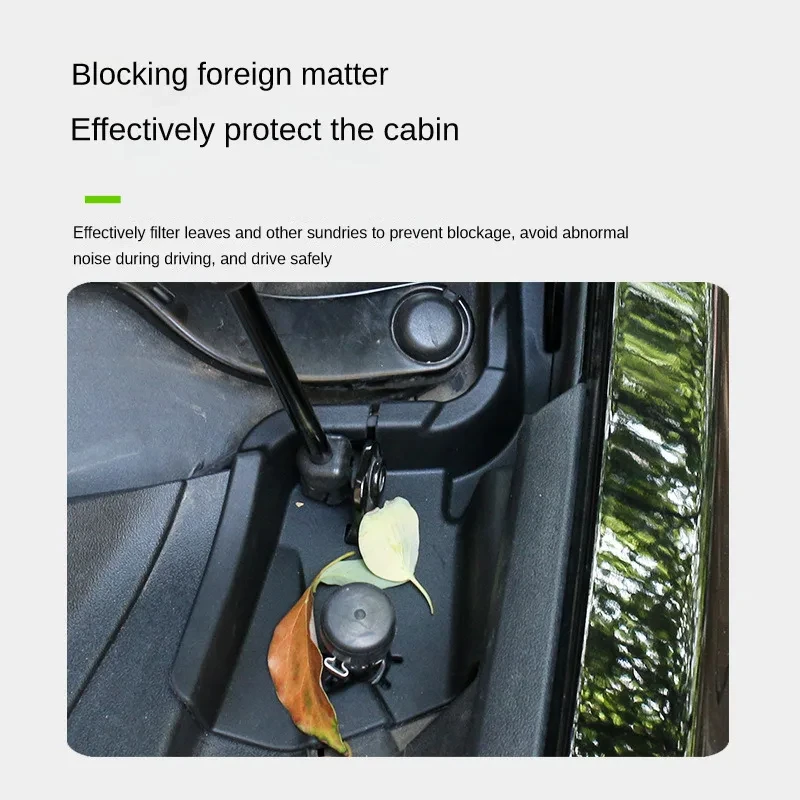 Front Trunk Hood Water Guide Device Anti Clogging Net Frunk Debris filtration Protective Cover For Tesla Model 3+ Highland front trunk cover