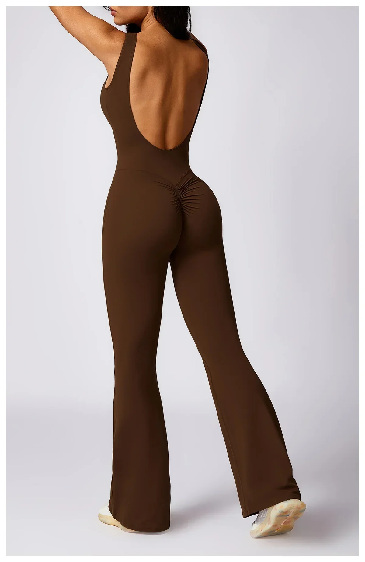 New Gym Sportswear Solid Seamless Women Training Yoga Jumpsuit Push Up One Piece Fitness Rompers Lady Workout Legging Bodysuits
