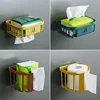 Punch-free Toilet Paper Holder Box Waterproof Storage Toilet Roll Paper Storage Rack Paper Towel Kitchen Bathroom Storage Box 3