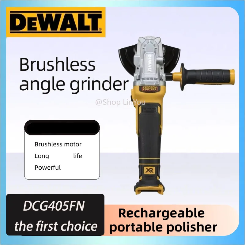 DEWALT Angle Grinder 18V Brushless Motor Cordless Cutting Machine