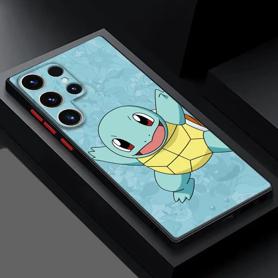 جراب جوال سامسونج سيليكون بتصميم Pokémon Pikachu
