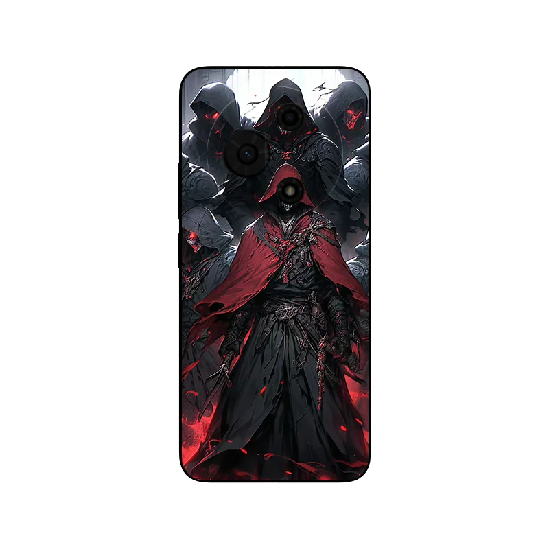 Floral Wolf Soft Silicone Phone Cover