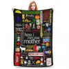 How I Met You Mother Blanket Fleece Multi-function Sofa Throw Blankets For Home Bedroom Outdoor Throws Bedspread Quilt 1