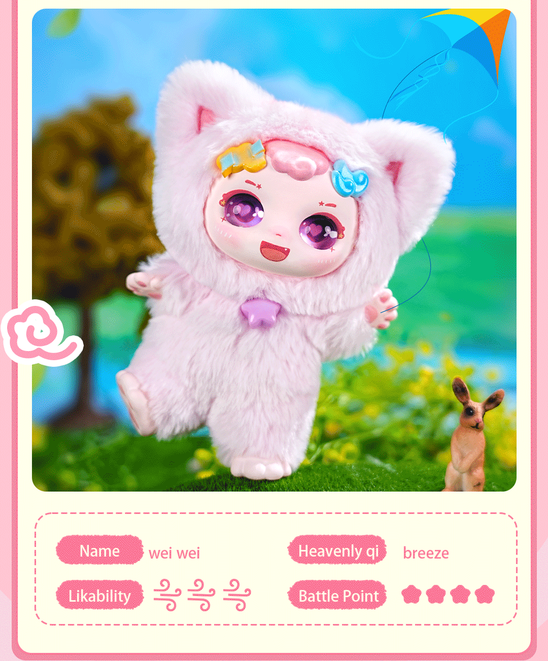 Blind Box Ula Wetter Dumia Maytree Puppe 18 cm Skelett Niedliches Sammlerstück Kawaii Überraschende Box Plüschtierfigur Kindergeschenk – Detail 8