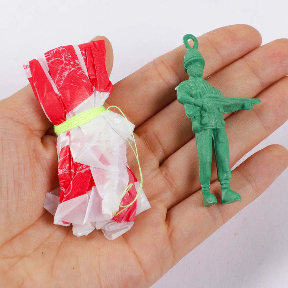 15Pcs Mini Hand Throwing Soldiers Parachute Educational Flying Toys for Kids Birthday Party Favors Goodie Bag Pinata Filler