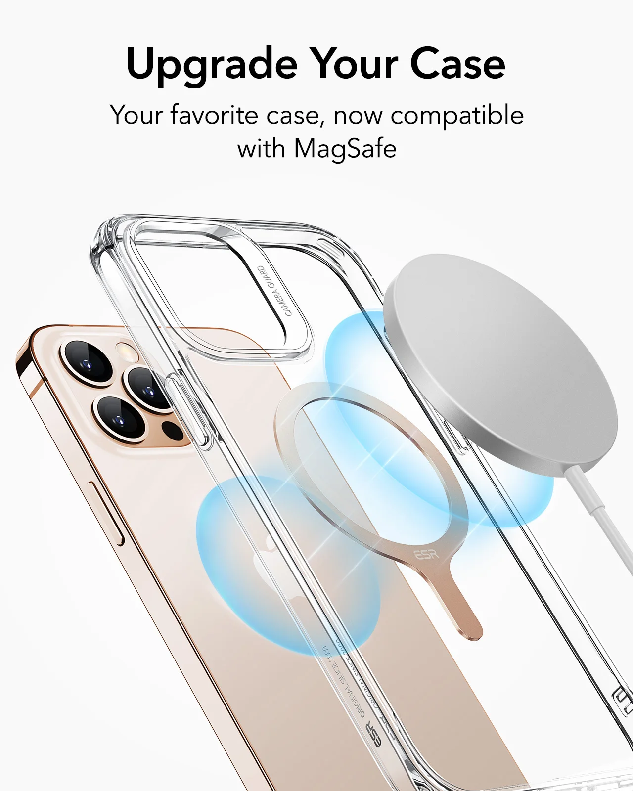 MagSafe 링 자석(HaloLock)용 ESR iPhone 16/15/14/13/12 Galaxy S23/S22/S21용 범용 자기  무선 충전기 키트 - AliExpress