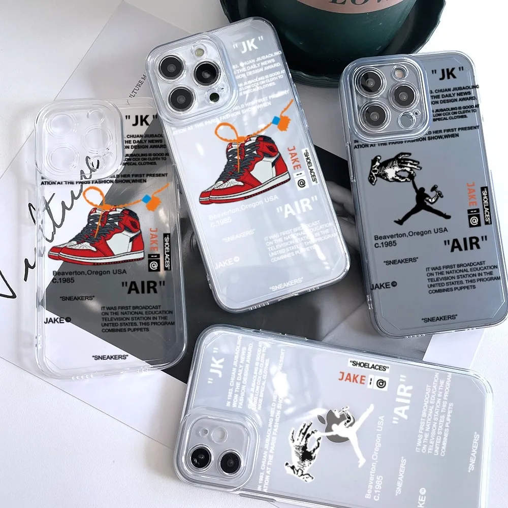 Ins Hot Sneakers Off Air Sports Shoes Custodia Per Telefono Anger Eyes Per Iphone 14 Plus 13 12 Mini 11 Pro Max Cover In Silicone Funda Shell