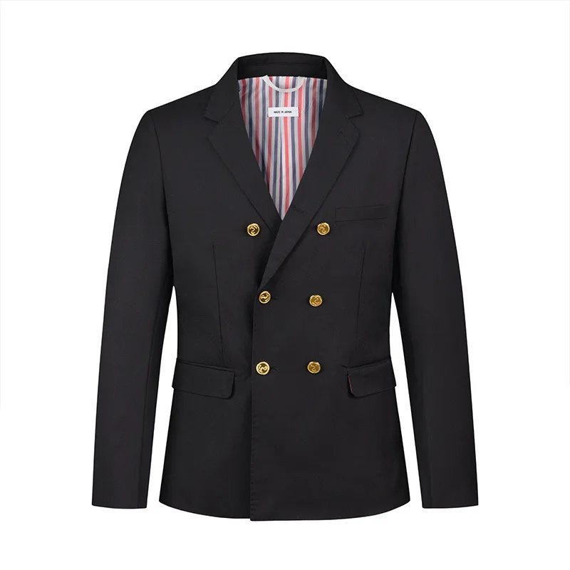 

lis2091-Silk men's short-sleeved summer ice silk stripes dad summer suit
