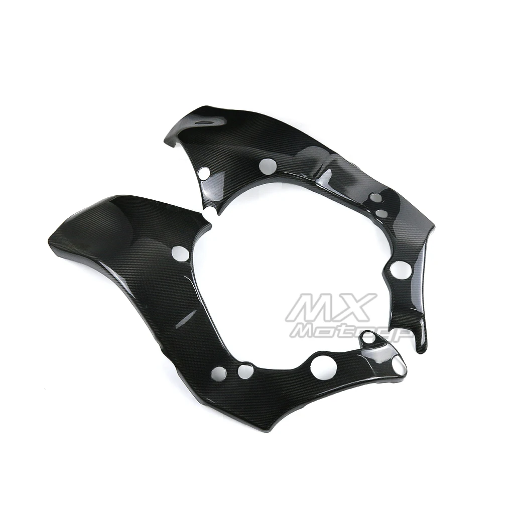100% Carbon Fiber Frame Covers Panels Protector Fit KAWASAKI ZX10R