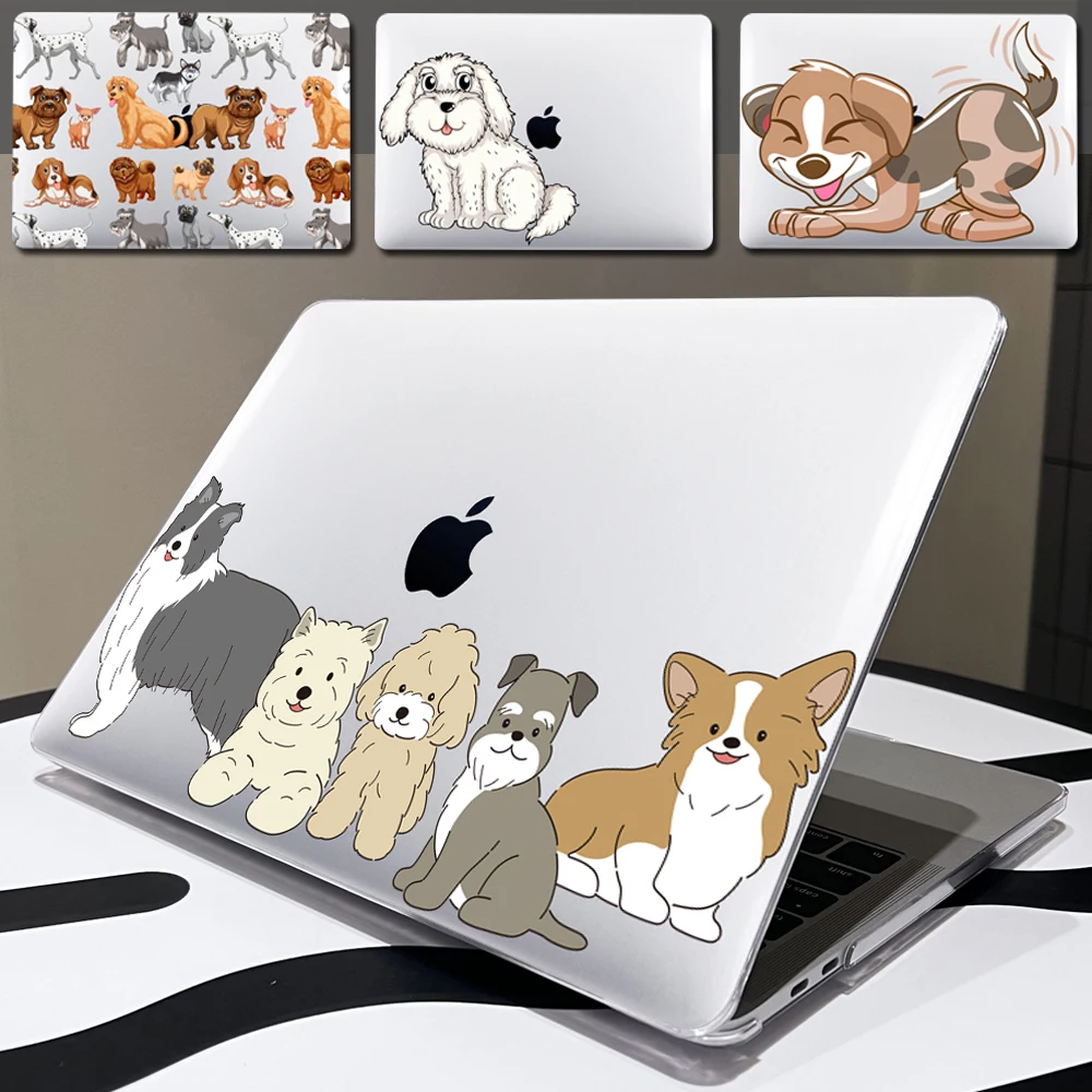 

3D dog pattern Cover For Macbook Air 13.6 15 Laptop Case M2 A2681 Funda Mac book Air 11 13 M1 Pro 13.3 14 15 16 A2338 A2337 case