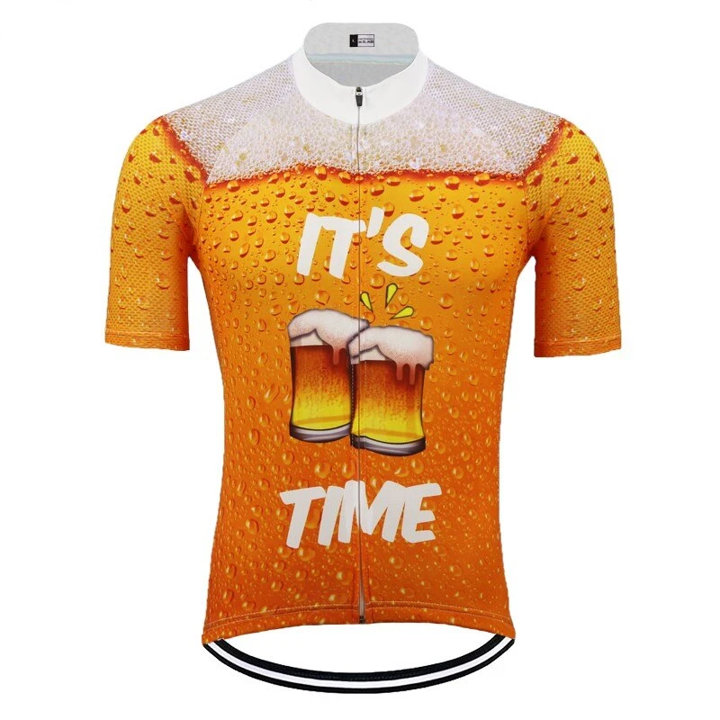 17 New Retro Pro Team Cycling Jersey for Men, Short Sleeve, MTB Maillot, Downhill Jersey, Mountain Bicycle Clothing, Summer