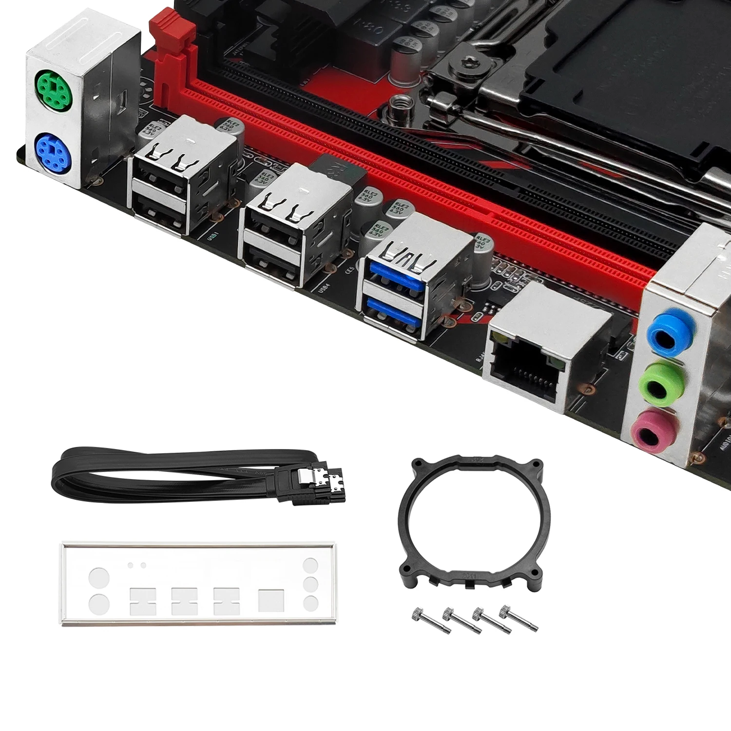 MACHINIST E5 RS9 Motherboard Support Xeon E5 V3/V4 CPU LGA 2011-3 Processor and DDR4 RAM Four Channels NVME M.2 USB3.0 - 4