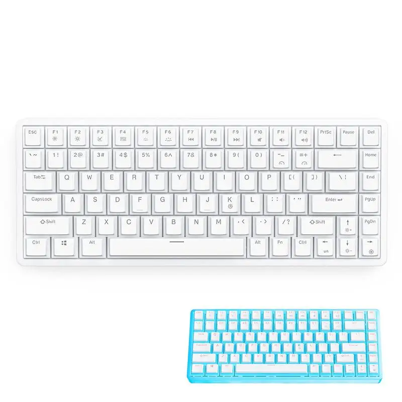 

Mechanical Game Keyboard 84 Keys LED Backlit Computer Keyboard USB Mini Durable Computer Keyboard For Laptop Pc Game