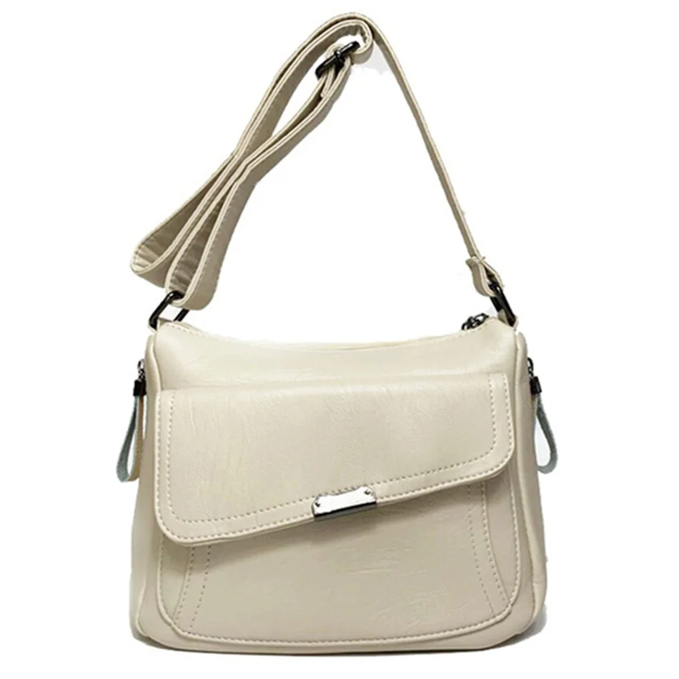 

Genuine Quality Leather Luxury Handbags Purses Women Bags Designer Multi-pocket Crossbody Shoulder Bags for Women 2021 Sling Sac