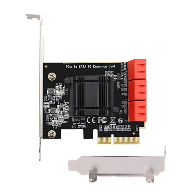 

Карта расширения PCIe 6-портовый контроллер с низкопрофильным кронштейном