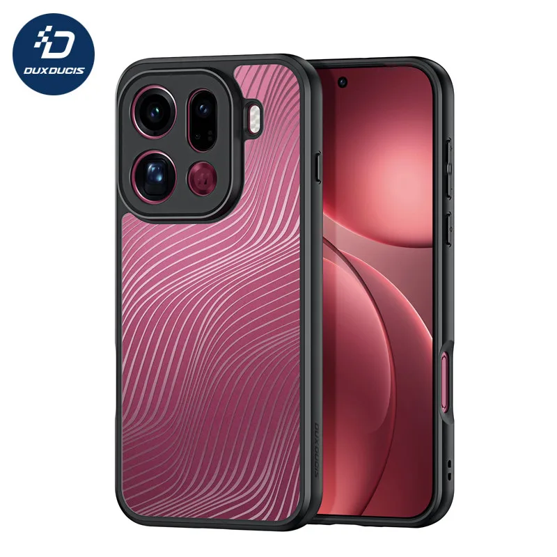 Enhanced Anti-Drop Hard PC Translucent Phone Cover with Flowing Line Design