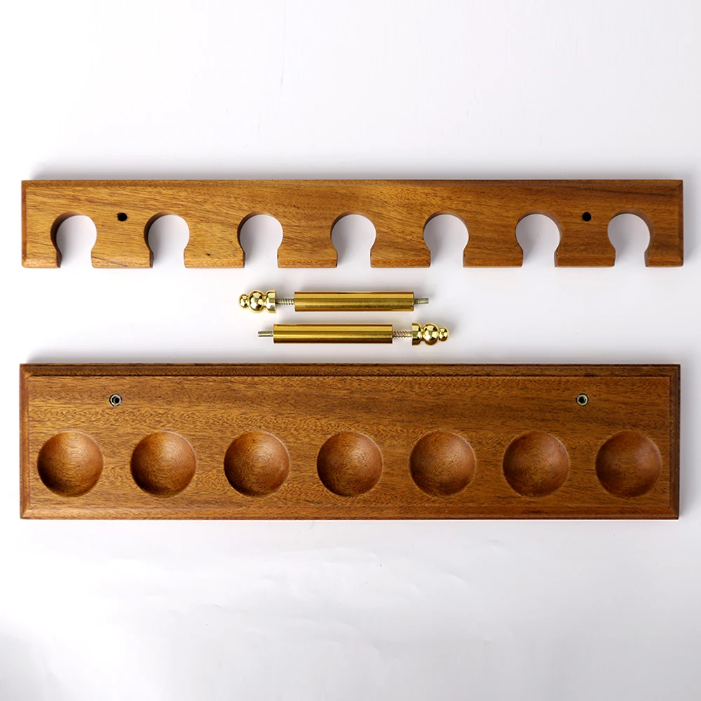 Jibill 7-position wooden rack for tobacco pipes, natural walnut rack, Father's Day gift, collection display of wooden pipes 6