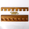 Jibill 7-position wooden rack for tobacco pipes, natural walnut rack, Father's Day gift, collection display of wooden pipes 6