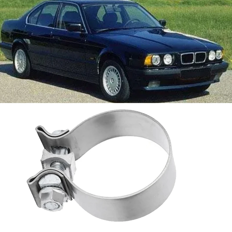 자동차 스테인리스 스틸 배기관 커넥터 클램프, BMW E81 E87 E88 E82 E90 E91 E60 18308506992, 66.5mm