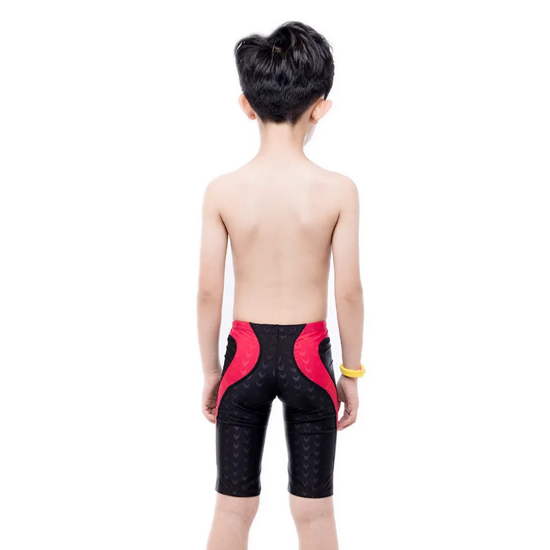 Boys Sharkskin Swim Trunks for Swimming Diving men swimming trunks