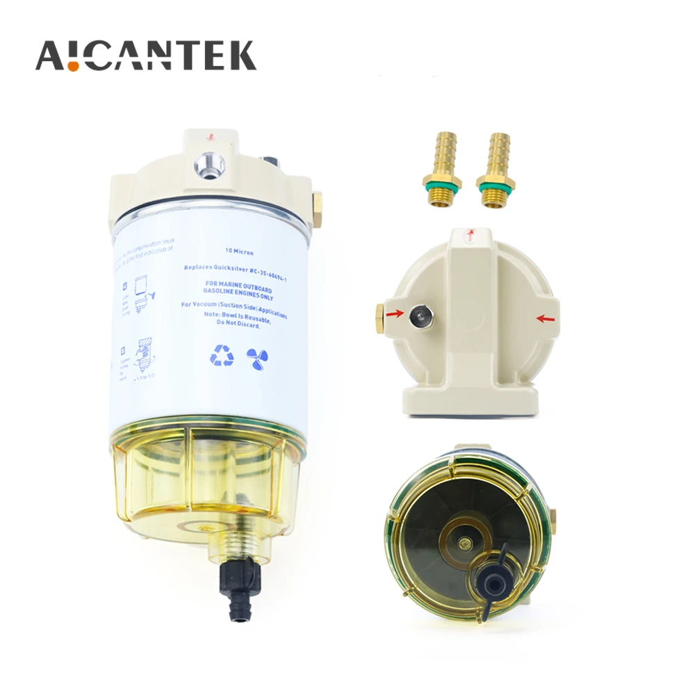 Outboard Marine Boat Fuel Filter Assembly Diesel Fuel Water Separator